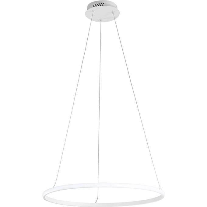 Luce Ambiente Design LED hanglamp Axis, Ø 60 cm, wit, metaal, CCT