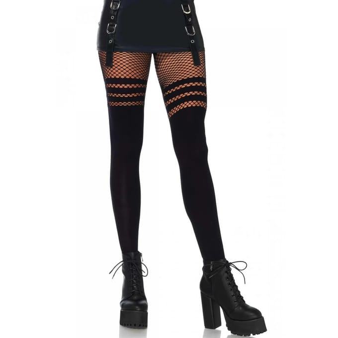 Naadloze panty dames Leg Avenue Pantyhose Fishnet