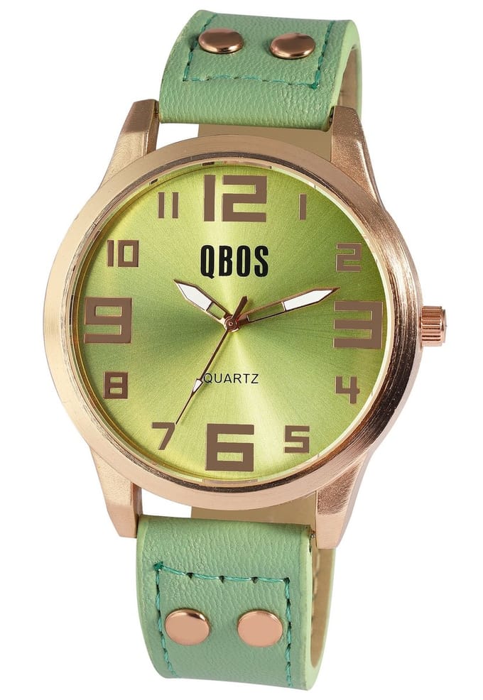 QBOS QBOS Unisex horloge Mineralglas