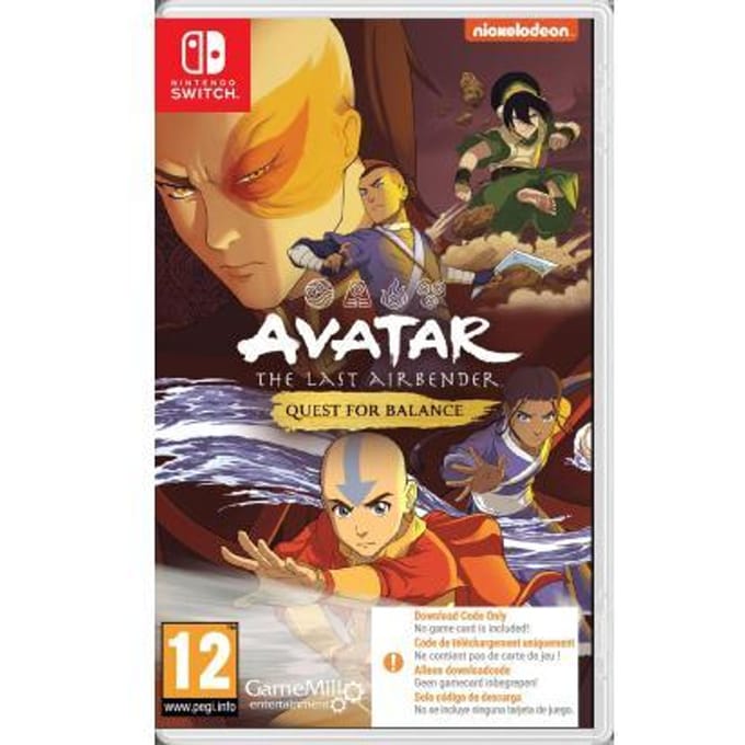 Nintendo Switch Switch Avatar The Last Airbender - Quest For Balance ENG/FR (CIB) Games