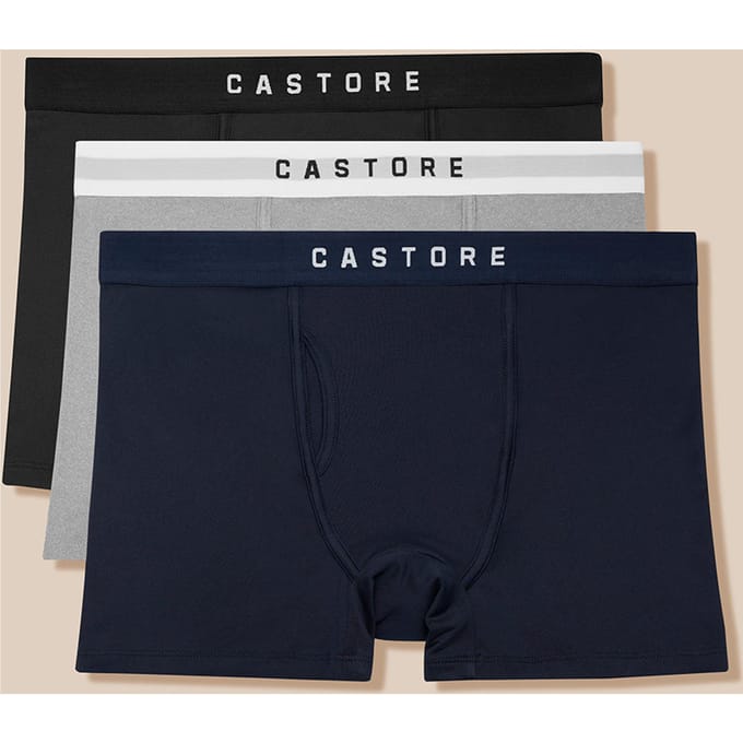 Active 3 Pack Boxers - Grijs