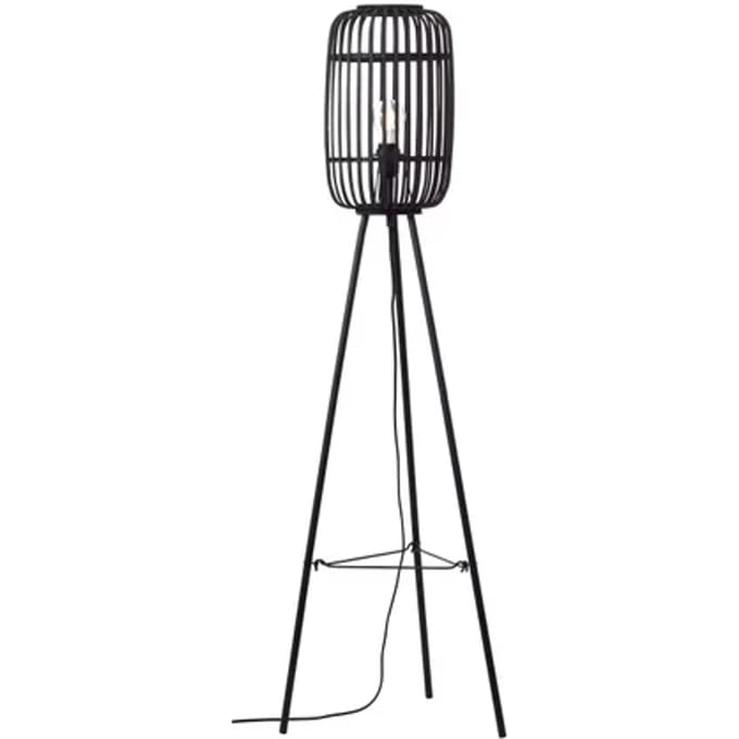 Brilliant WOODROW - Vloerlamp - Zwart