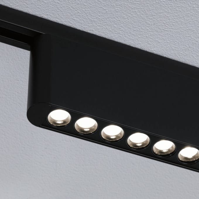 Paulmann URail LED-railverlichting Zelos zwart 4.000 K 37 cm