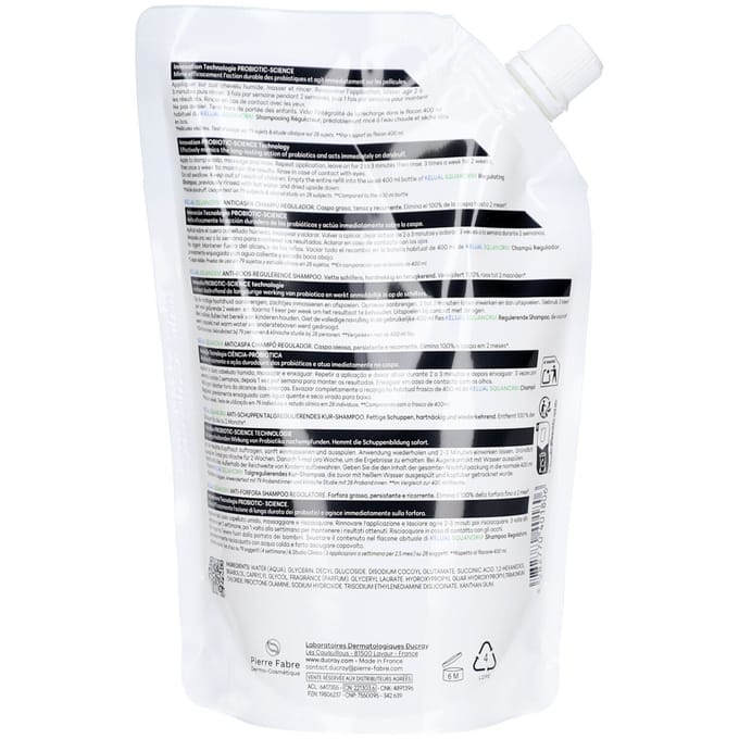 Ducray Kelual Squanorm Anti-Dandruff Regulating Shampoo Refill 400 ml
