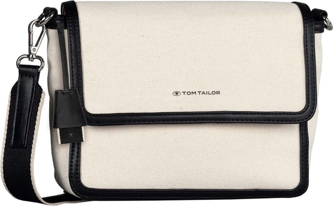 TOM TAILOR Schoudertas Suzi Flap Bag No Zip Cream White Crème