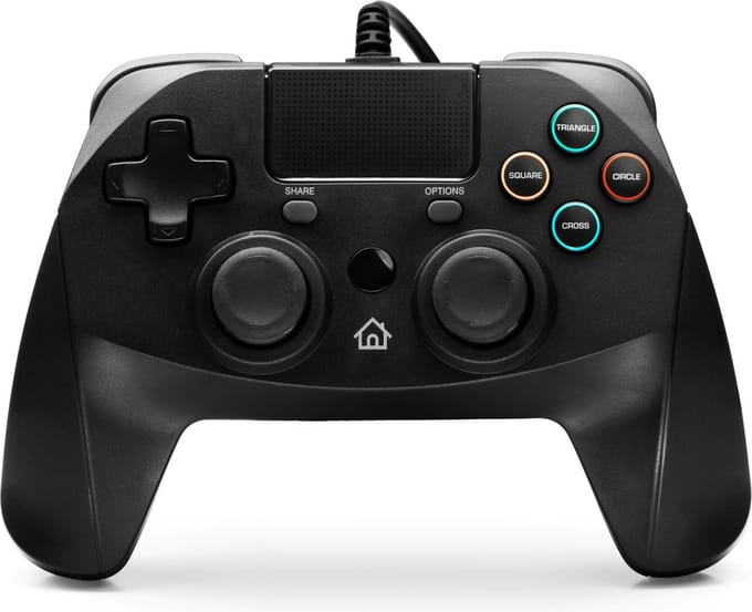 Snakebyte 4 S - Black - Wired Controller - Sony PlayStation 4