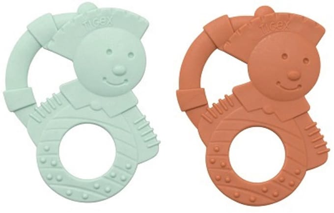 Tigex Bijtringen 2 Stuks – Eerste Tandjes – Ergonomische Tandjesring – Vanaf 3 Maanden