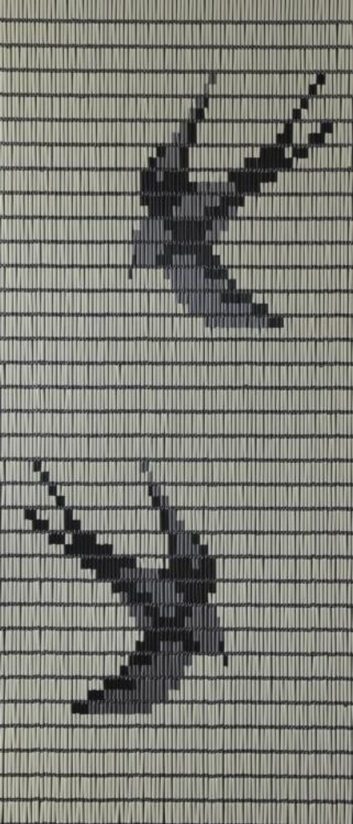 Sun-Arts - Vliegengordijn Zwaluw Crème 100 x 232 cm