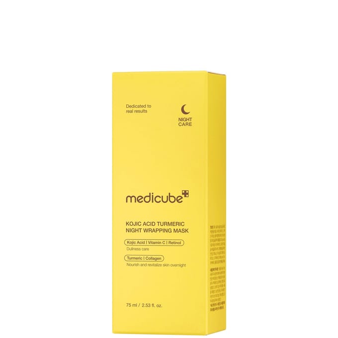 Medicube Treatments Nachtmasker: Kojinezuur & Kurkuma Omhullend Nachtherstel voor een Stralende Huid 75 ml