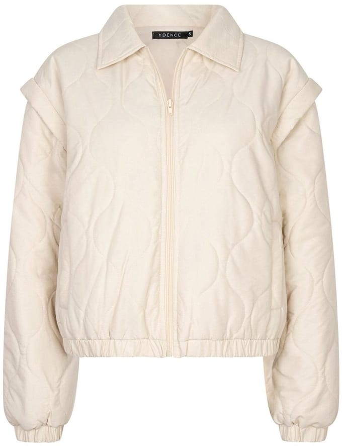 Ydence Jacket Ramona Jassen Dames - Zomerjas - Beige - Maat L
