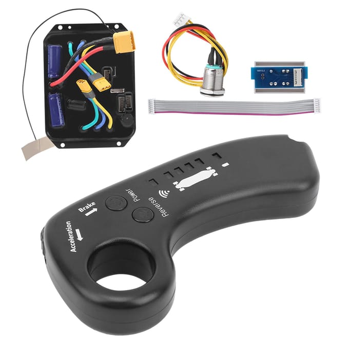 36V Dubbele Aandrijving Afstandsbediening Elektrische Vierwiel Scooter Controller Naaf Combinatie Kit black