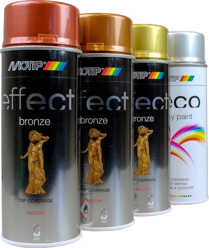 MoTip Hobby & Home Effectspray in Spuitbus 400ml ZILVER