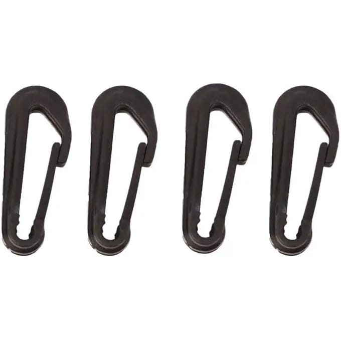 Set van 10 paardenkarabiners, messing Horseware