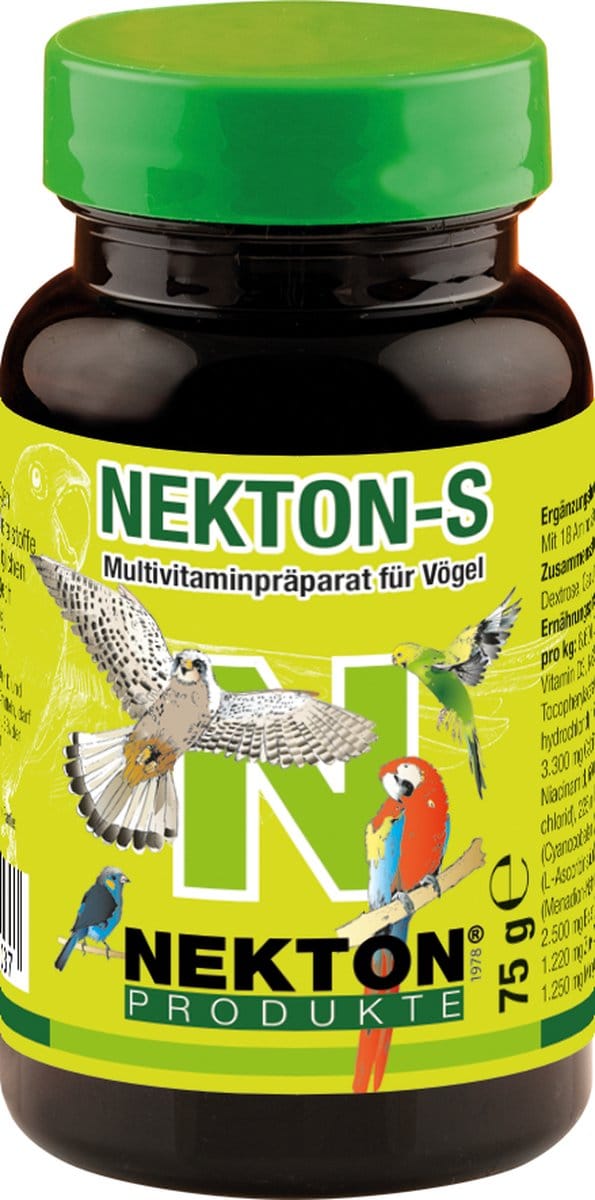 Nekton S - mulitvitamine voor vogels - 75 gram