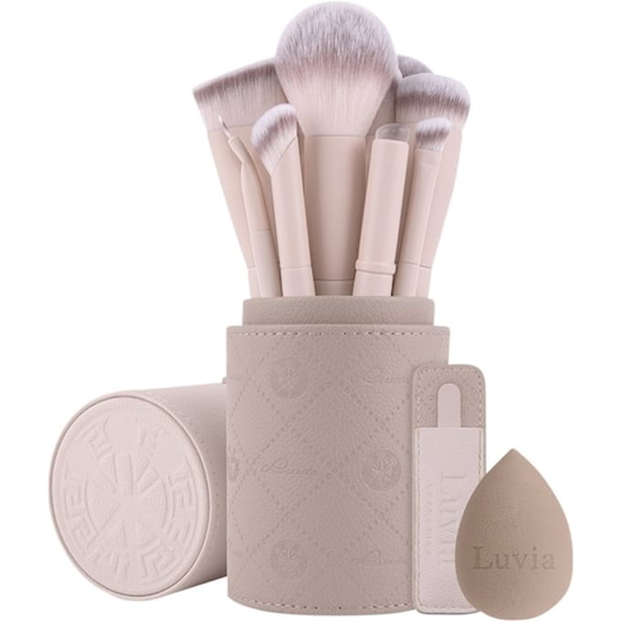 Luvia Cosmetics Eye brush Nude Aura Pro Brush Set Foundationkwasten Dames