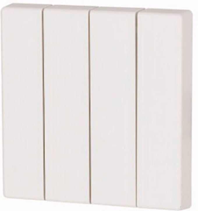 CWIZ-04/01 Eaton xComfort 4-kanaals Wipschakelaar Zuiver wit