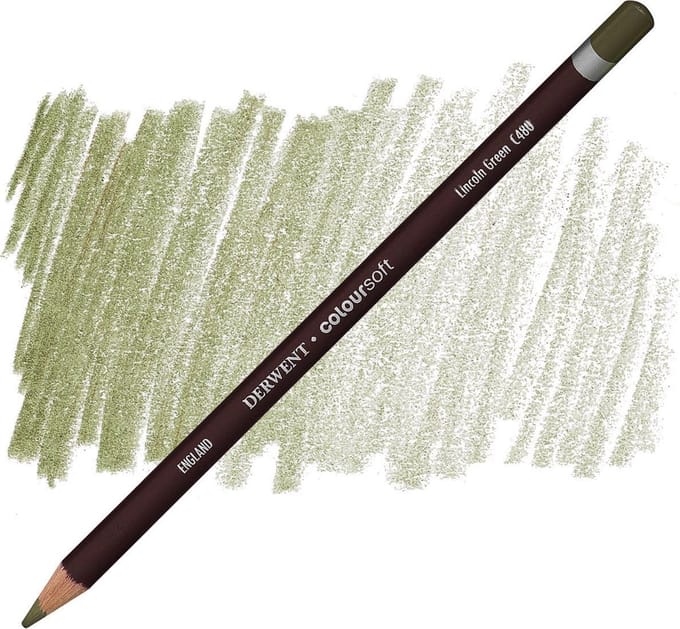 Derwent Coloursoft potlood Lincoln Green C480