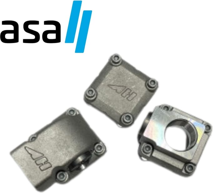 ASA rail system connector set NG32 - G1-1/4 (Hydrauliek - Oliekoeler Verbindingsset)