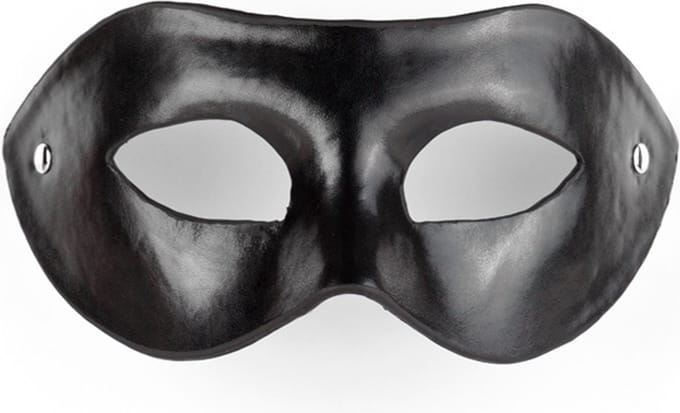 Ouch! – Handgemaakt Oogmasker met Solide Gevormd Ontwerp - Zwart