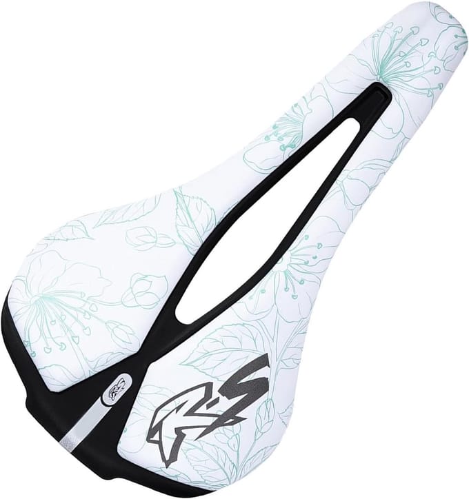 Fietszadel - Comfortabel Zadel - Mountainbiken - Hol Ergonomisch Ontwerp - 24.5 cm - Graffiti