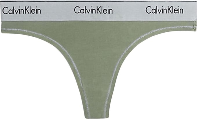 Calvin Klein TIA - Damesstring - Groen - Maat S - Comfortabel