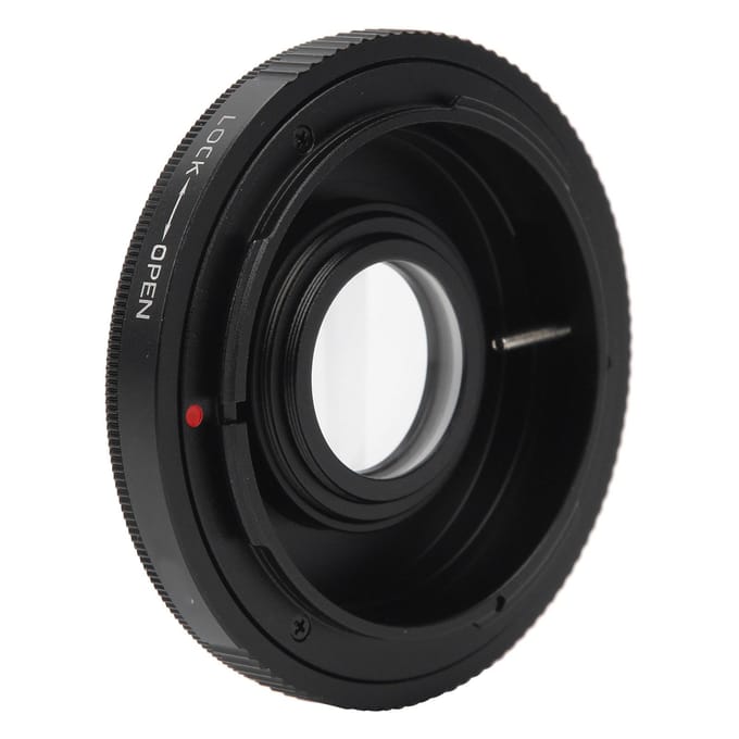 FDEOS Lens Mount Adapter voor Canon FD Mount Lens naar voor Canon EOS EF EFS Camera Body black