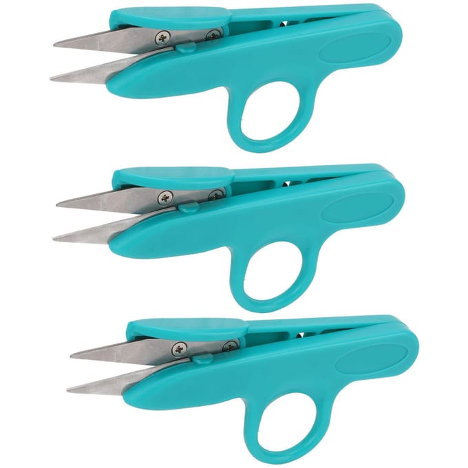 3 Stuks Mini Knipnippers Scherpe Bladen Compact Lichtgewicht Garen Draadsnijder voor Huishouden blue
