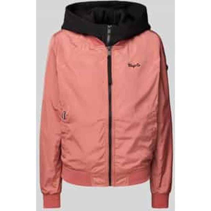 Bomberjack met labelprint, model 'SEEAM'