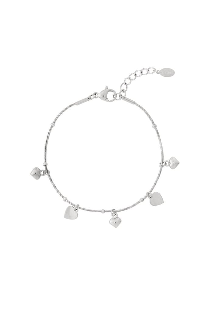 Mini hartjes armband - Verkleurt niet - Cadeau - Jewellery by Mae