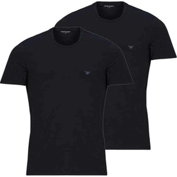 Emporio Armani Stretch Jersey Loungewear Shirt Heren (2-pack) - Maat M