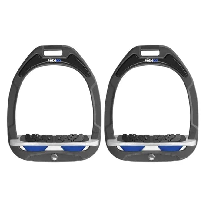 Ingeklapte Ultra Grip Steigeren Antraciet/Wit/Blauw Flex-On Green Composite