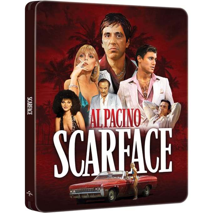 Scarface - Limited Edition Steelbook - 4K Ultra HD + Blu-ray - Import
