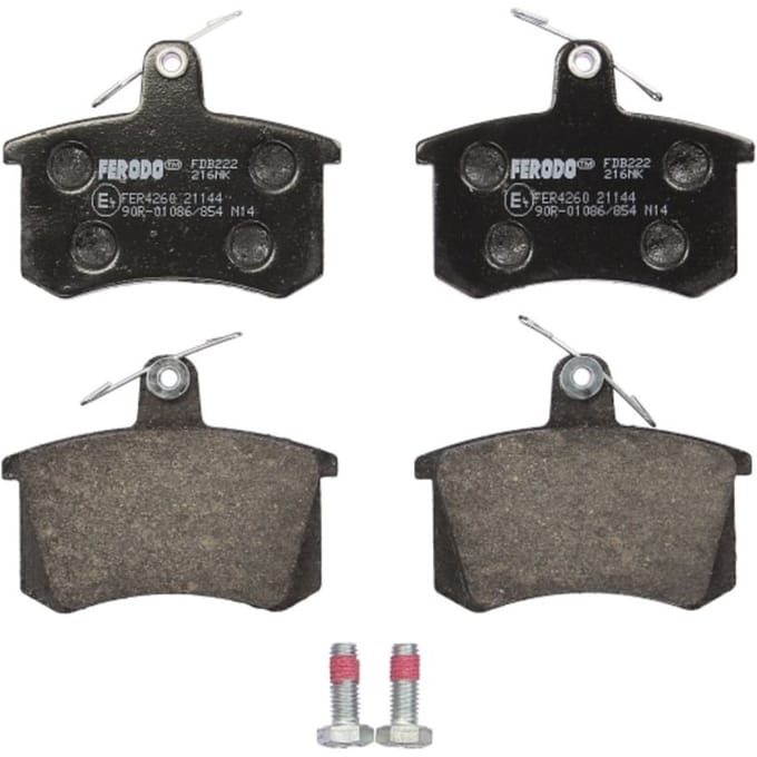 Remblokset FERODO FDB222, achter