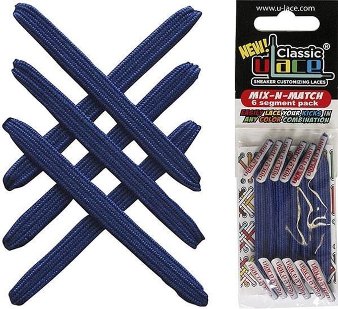U-Lace Classic -  Elastische Veters - Koningsblauw - Mix-N-Match Pack