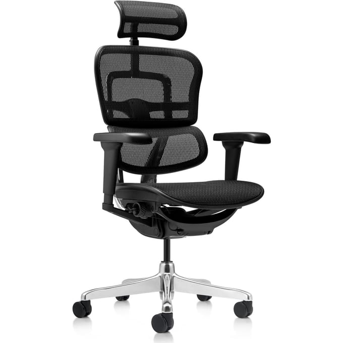 Bureaustoel / directiestoel ERGOHUMAN ULTRA GEN2 mesh zwart hjh OFFICE