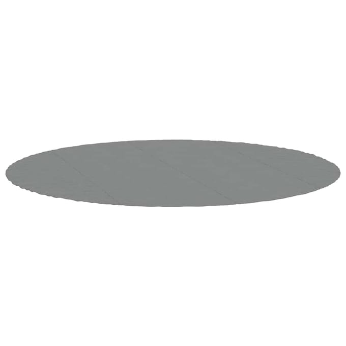 Vidaxl Tapis de Fond pour Piscine, Gris Clair, Ø458 Cm, Géotextile Polyester