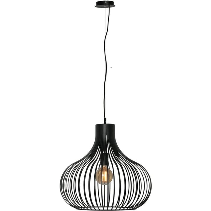 Agila Hanglamp 1 lichts d: 48cm zwart - Modern - Freelight
