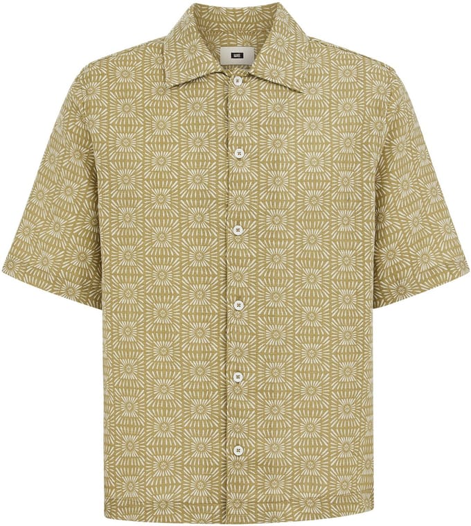 WE Fashion Heren relaxed fit overhemd met print