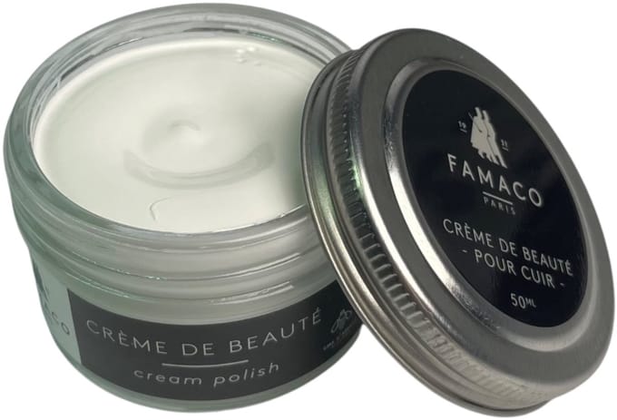 Famaco Creme de Beaute schoensmeer- 50ml - wit (398)