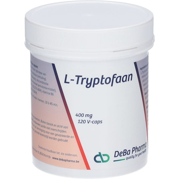 Deba Pharma L-Tryptofaan 400 mg 120 Capsules