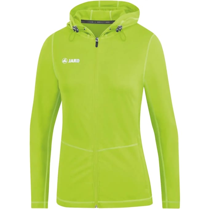 Jako Run 2.0 Jas Met Kap Dames - Fluo Groen | Maat: 36