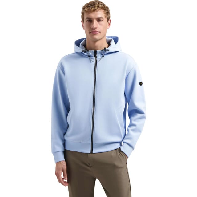 Capuchon sweaters No Excess Vest Interlock Lichtblauw