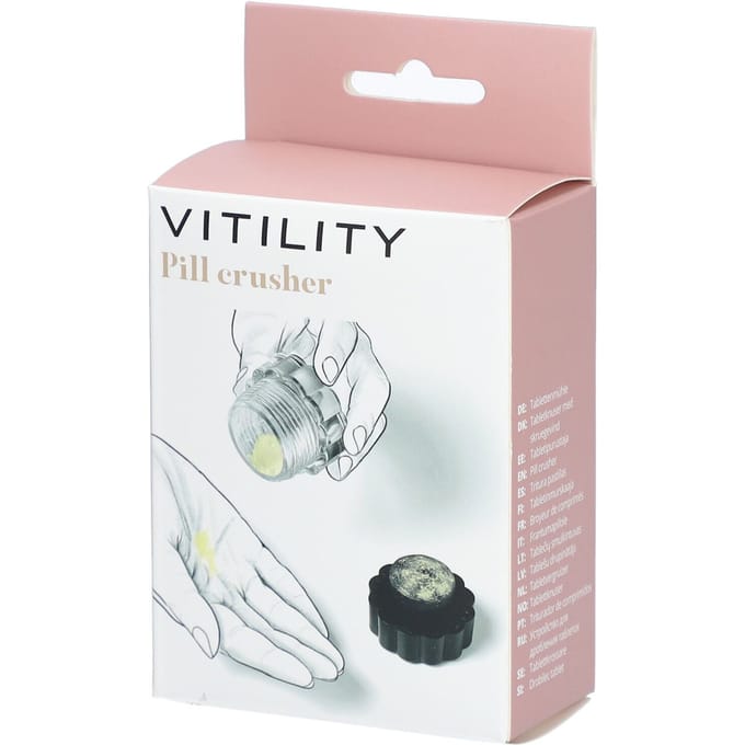 VITILITY Tabletvergruizer - pillendoosje - Tablet Vergruizer - Pillenmaler