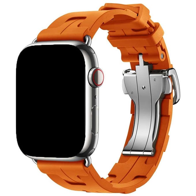 2+1 | Apple Watch Bandje Kilim - Siliconen - Oranje