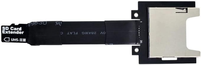 Flexibele Micro SD naar SD Kaart Verlengkabel Adapter - UHS-III Ondersteuning