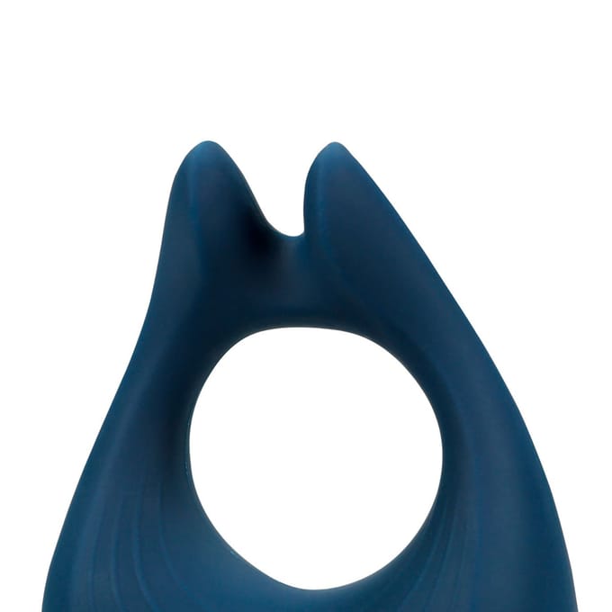 Shots - Loveline LOVE020BLU - Pointed Vibrating Cock Ring - Baltic Blue