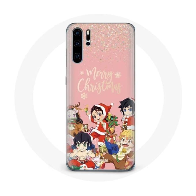 Coque pour Huawei P30 Pro Demon slayer merry christmas affiche Anime Manga