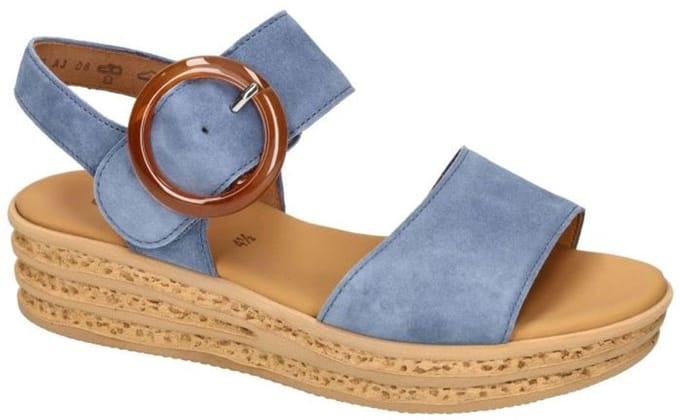 Gabor -Dames - blauw licht - sandalen - maat 40