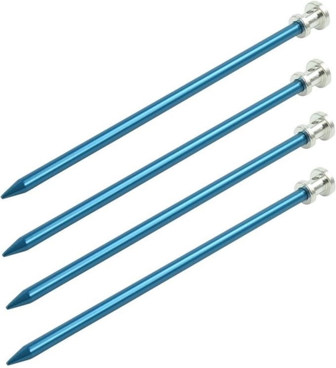 ProPlus Rotspennen met platte kop - Aluminium - 20 cm - Set van 4
