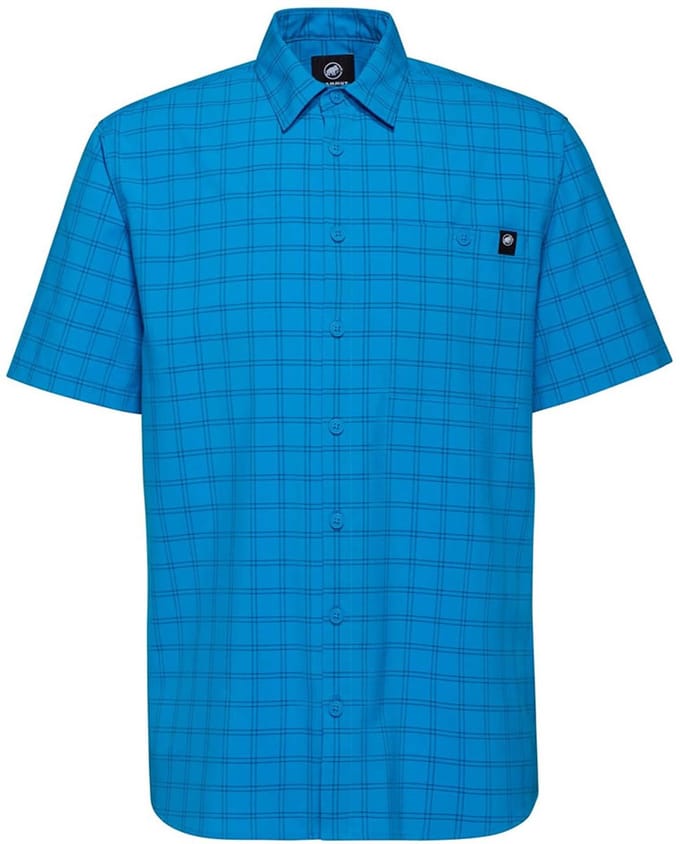 Mammut Lenni Overhemd Met Korte Mouwen Blauw S Man